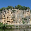 140901 (11) Steile wand langs Dordogne